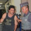 Renner foi detido no dia 26 de dezembro, visivelmente embriagado, após causar um acidente de carro em São Paulo