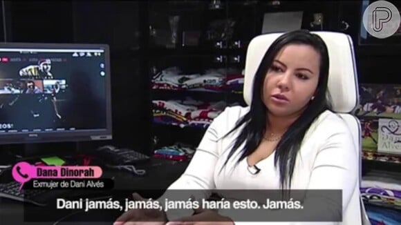 Ex-mulher de Daniel Alves, Dinorah Santana defendeu o jogador em entrevista à TV