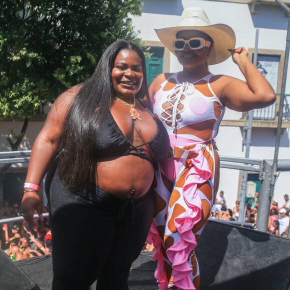 Jojo Todynho e Gaby Amarantos curtiram o Bloco da Lexa no Rio