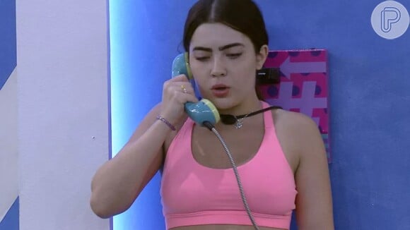 Jade Picon atendeu o Big Fone no 'BBB 22' e puxou Arthur Aguiar para o Paredão