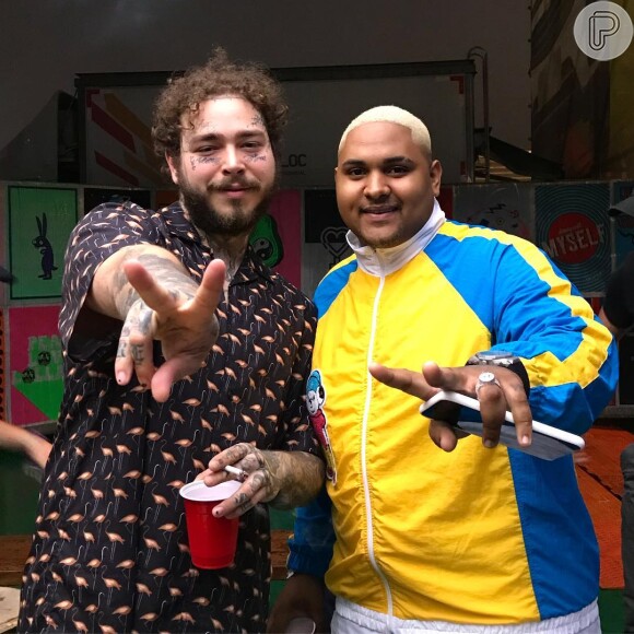 Kevin O Chris cantou junto com Post Malone no Lollapalooza 2019