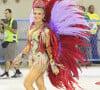 Luiza Brunet deixou legado no Carnaval do Rio de Janeiro: nessa foto, ela cruza a Sapucaí em 2011