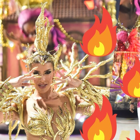 Lore Improta dispensa tapa-sexo em fantasia do carnaval 2023 e justifica: 'Medo do tapa-sexo voar para fora também!'