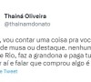Filha do presidente da Grande Rio comentou sobre famosa que teria causado incômodo na escola nas redes sociais
