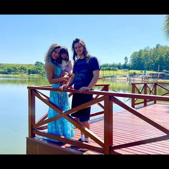 Maíra Cardi é mãe de Lucas, fruto da relação com Nelson Rangel, e Sophia, do casamento com Arthur Aguiar