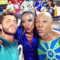 Klebber Toledo, Cris Vianna e Aílton Graça gravam cena de Carnaval em 'Império'