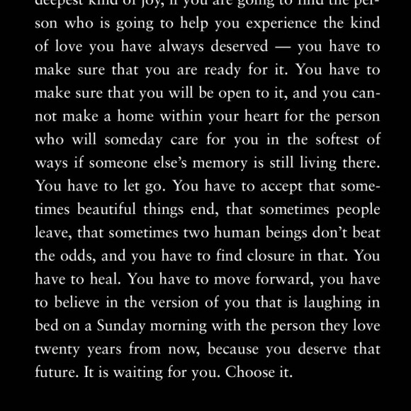 Joana Sanz postou texto sobre deixar coisas no passado