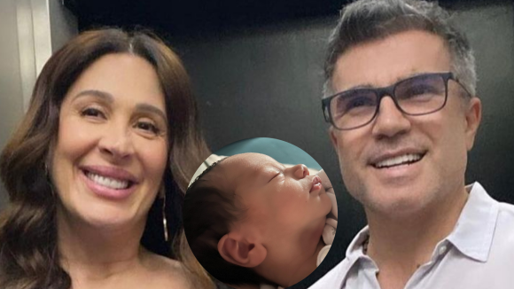 Claudia Raia se derrete com fotos do filho, Luca, no colo de Jarbas Homem de Mello: 'Papai amoroso'. Veja!