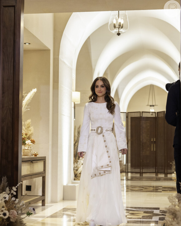 Princesa Aman, filha de rainha Rania, fez casamento de luxo para 150 convidados em Amã na Jordânia