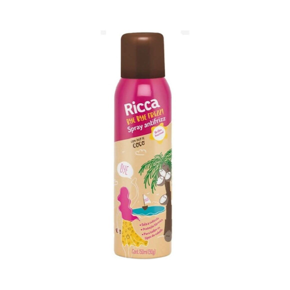 Spray Anti Frizz Óleo de Coco, Ricca