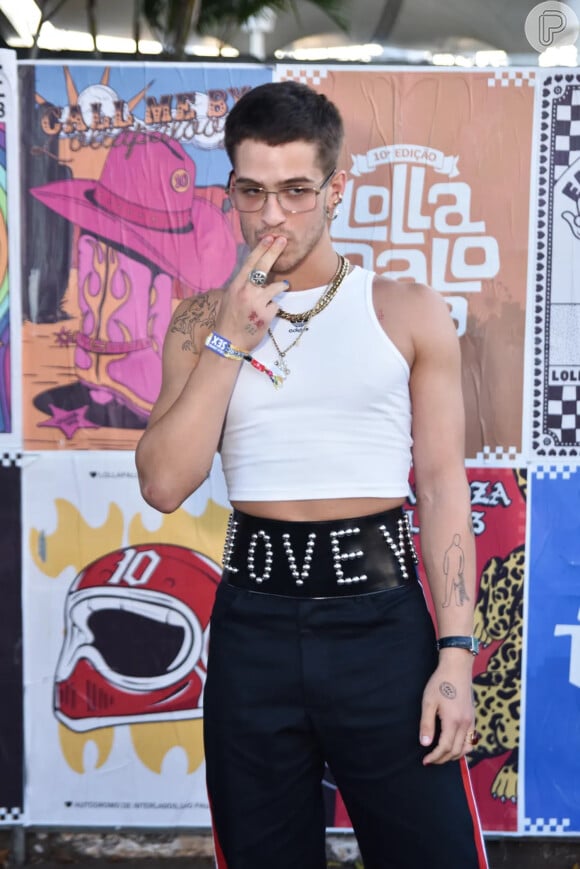 João Guilherme falou sobre como escolheu look para curtir o Lollapalooza 2023