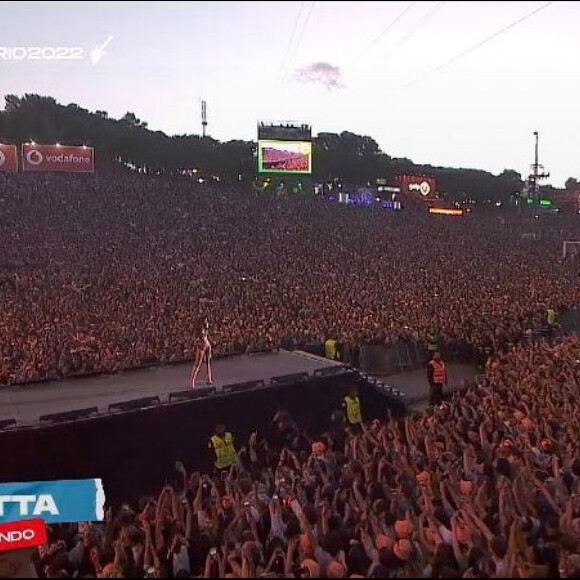Anitta também reuniu uma multidão no Rock in Rio Lisboa