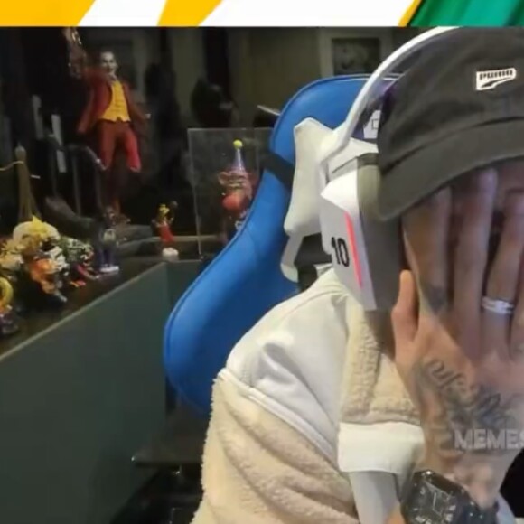 Neymar fez uma live em parceria com site de apostas, mas perdeu cerca de 5 milhões de reais em 1 hora