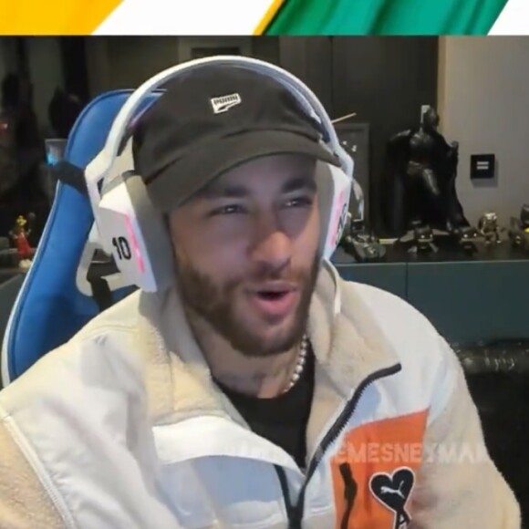 Fãs de Neymar se divertiram com jogador 'chorando' em live: 'Rei do entretenimento'