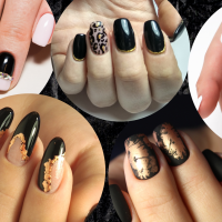 Preto fica bom nas unhas decoradas? Mais de 20 fotos de nail arts comprovam a versatilidade da cor