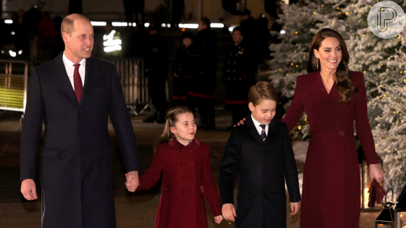 Príncipe William e Kate Middleton são pais de três filhos: George, Charlotte e Louis