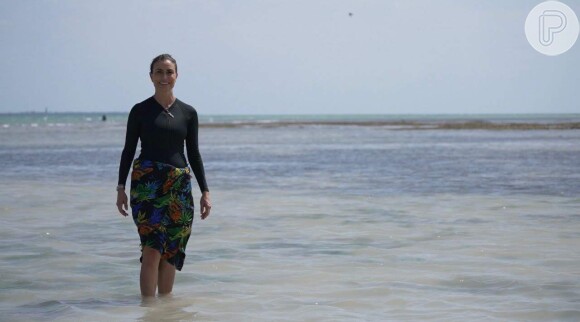 Giuliana Morrone em foto durante reportagem no Zanzibar para o 'Globo Repórter'