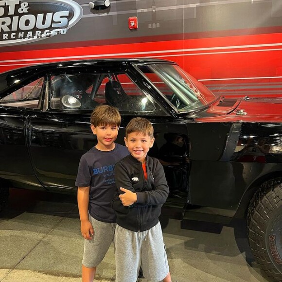 Andressa Suita costuma compartilhar momentos dos filhos nas redes sociais