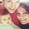 Ashton Kutcher e Mila Kunis aparecem pela primeira vez em fotos com a filha Wyatt Isabelle