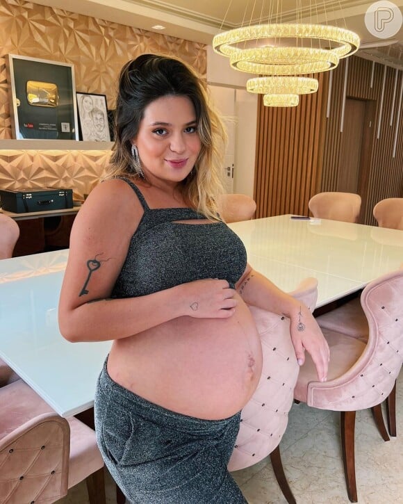 Viih Tube produz conteúdos sobre 'gravidez real' enquanto espera pela chegada da filha