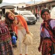 Para gravar as primeiras cenas de 'Flor do Caribe', Grazi Massafera viajou para a Guatemala