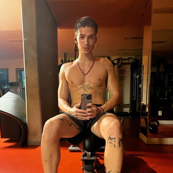 João Guilherme tem chamado atenção pelo corpo sarado