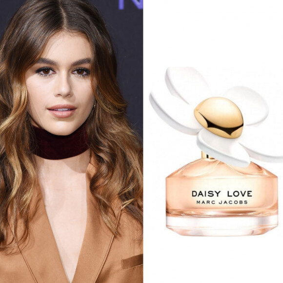 A modelo Kaia Gerber adora o perfume Daisy Love, de Marc Jacobs