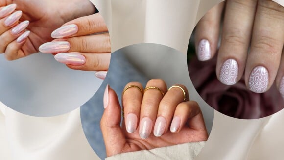 Milk bath nails são hit! As unhas decoradas com versões criativas dessa tendência vão te encantar