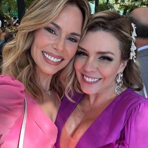 Ana Furtado e Simony surge se encontraram no casamento do oncologista Fernando Maluf