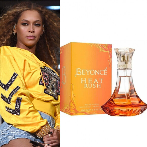 O perfume usado por Beyoncé de sua linha é o Heat Rush, que custa em média R$ 200