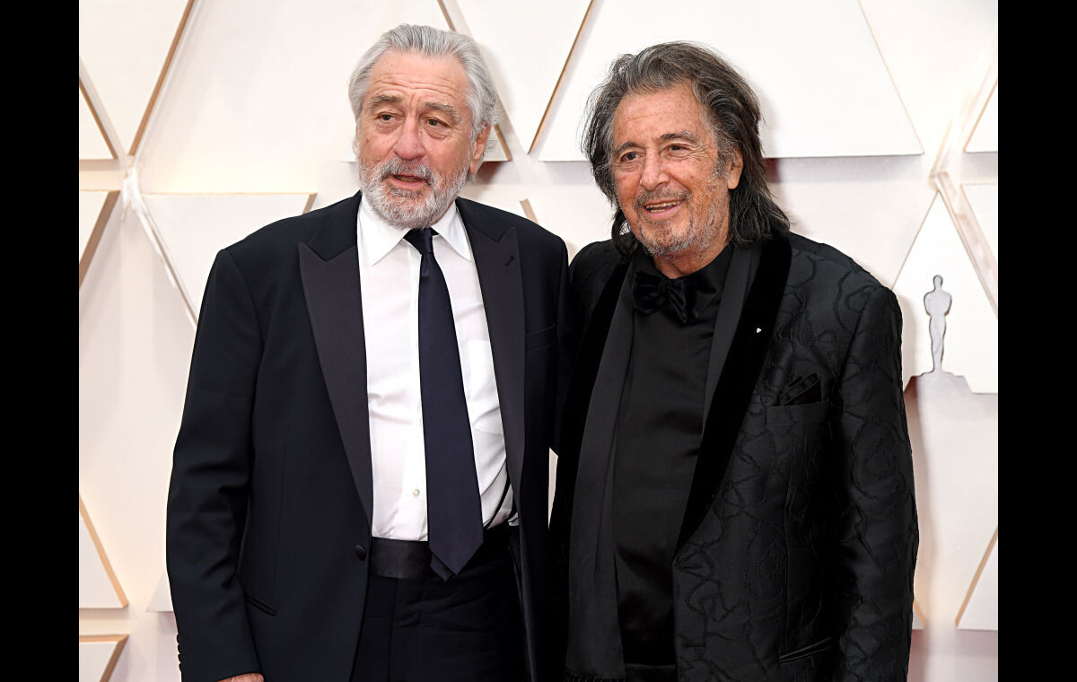 Foto: Al Pacino junto com seu amigo Robert De Niro. - Purepeople