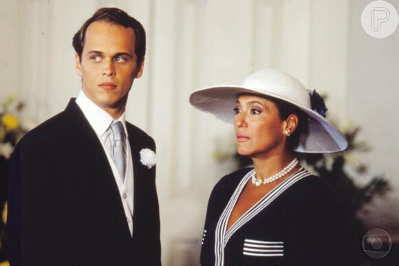 Casamento de Raquel (Gloria Pires) e Marcos (Guilherme Fontes) foi ao ar no capítulo 26 da primeira exibição do remake da novela 'Mulheres de Areia' (1993)