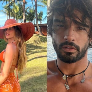 Grazi Massafera e Marlon Teixeira curtem férias na Bahia