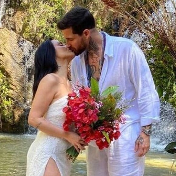 Cleo Pires se casou mais uma vez com Leandro D'Lucca