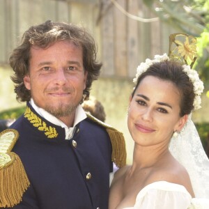 Daniela Escobar e Marcello Novaes foram Perpétua e Inácio em 'A Casa da Sete Mulheres' e tiveram cenas 'atrapalhadas' por Jayme. 
