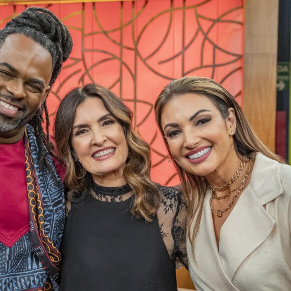 Patricia Poeta e Manoel Soares substituíram Fátima Bernardes no 'Encontro' em julho de 2022