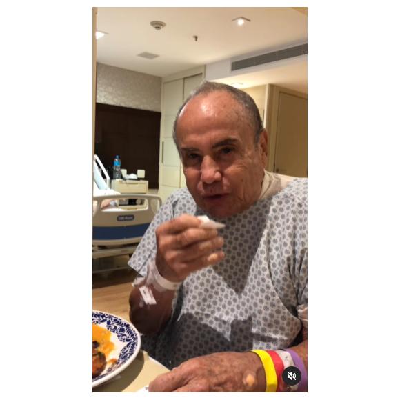 Stenio Garcia ficou internado após ter uma infecção generalizada.