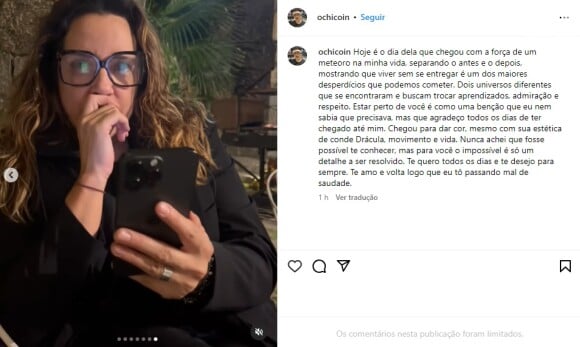 Em declaração de Chico Veiga a Luísa Sonza, vídeo de Ana Carolina lendo o mapa astral do influenciador chamou atenção do público