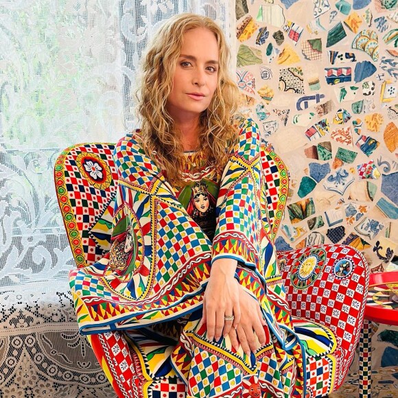 Angélica usou looks da grife Dolce & Gabbana