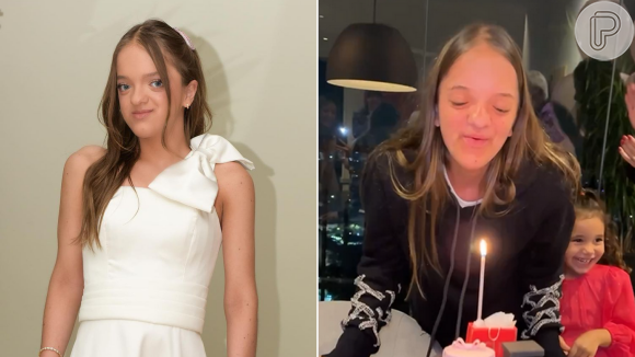Rafaella Justus ganha bolo ostentação da mãe, Ticiane Pinheiro, em seu aniversário de 14 anos