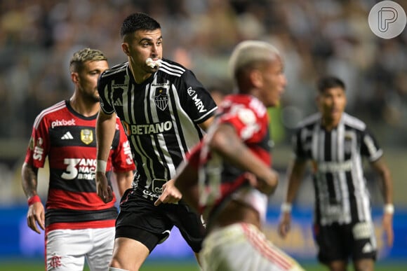 Uma confusão marcou o fim da partida entre Flamengo e Atlético-MG neste sábado (29) pelo campeonato brasileiro