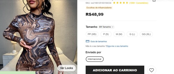 Vestidos de Mari Bridi custam, no mínimo, R$ 49