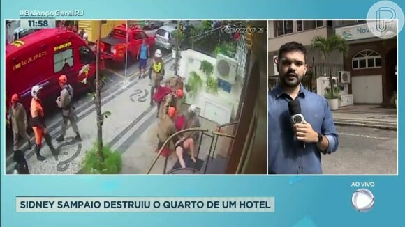 Sidney Sampaio segue internado em observação em um hospital do Rio de Janeiro 