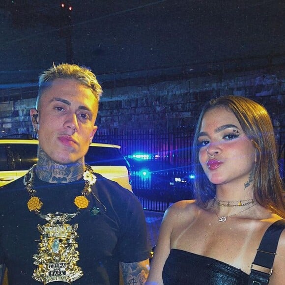 'Imagina as crias', escreveu Mel Maia na legenda da foto com MC Daniel