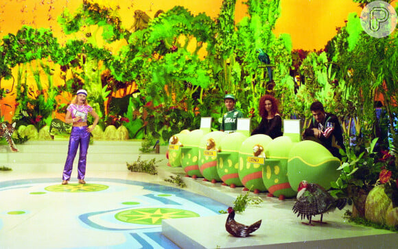Angélica ficou no SBT até 1996 e por um período teve três programas diários, como a 'TV Animal'