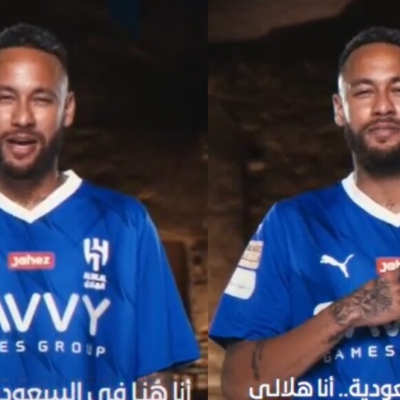 Neymar foi anunciado oficialmente no Al-Hilal