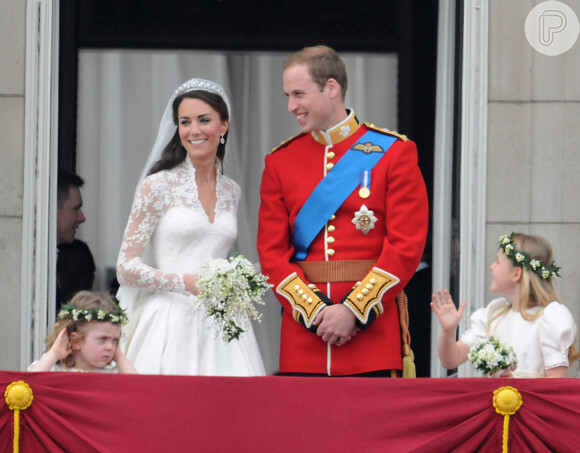 No TikTok, diálogo entre Prícipe William e Kate Middleton na varanda do Palácio de Buckingham após a cerimônia de casamento, começa a viralizar