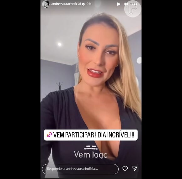 Andressa Urach avisou que rifa para passar um dia com ela também é aberta a mulheres