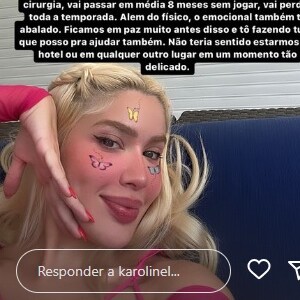 Karoline Lima contou por que decidiu ficar na casa de Éder Militão