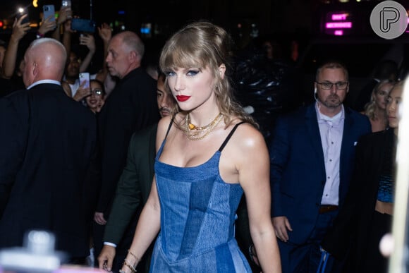 Taylor Swift aproveitou que foi a grande premiada do VMA 2023 e colou no after do evento para aproveitar mais